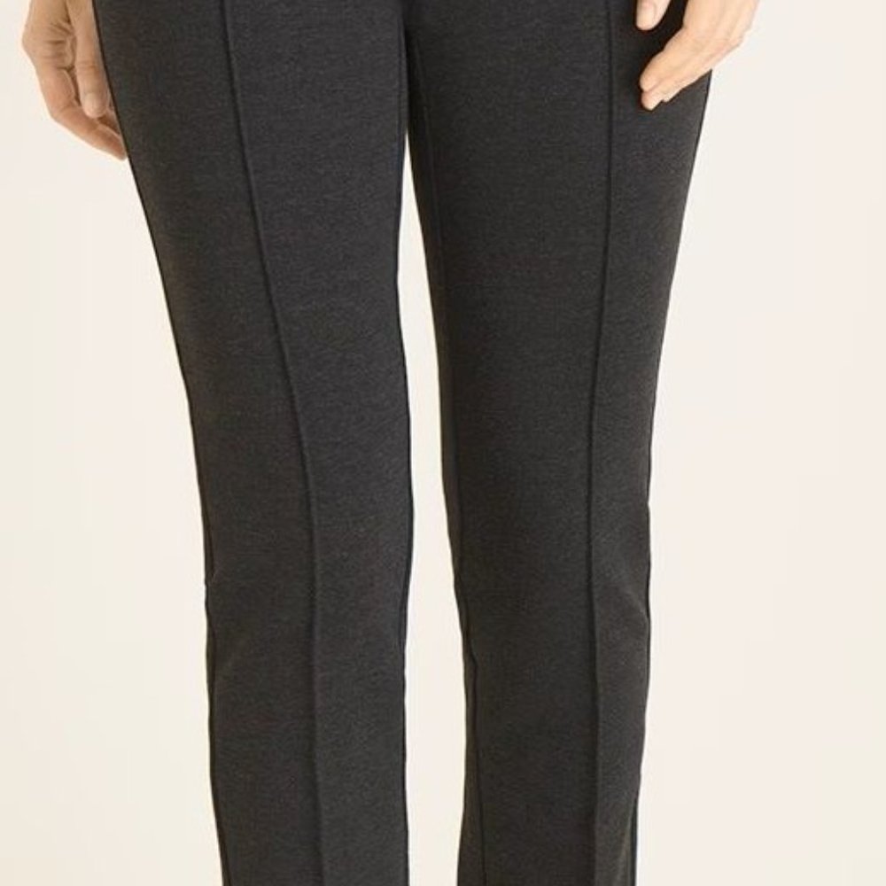 Chico's So Slimming Juliet Solid Gray Straight Po… - image 1